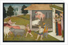 Krishna and Lakshmana Taking the Cattle Out to Graze, page from the Bhagavata Purana, c. 1780-1790 by Unknown
