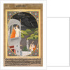 Krishna and Radha Watching Rain Clouds: The Month of Bhadon from Baramasa series, c. 1790 by Unknown