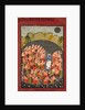 Krishna and the Gopis Gather for Rasamandala, c. 1720-1730 by Unknown