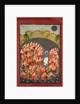Krishna and the Gopis Gather for Rasamandala, c. 1720-1730 by Unknown