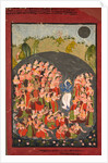 Krishna and the Gopis Gather for Rasamandala, c. 1720-1730 by Unknown