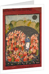Krishna and the Gopis Gather for Rasamandala, c. 1720-1730 by Unknown
