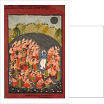 Krishna and the Gopis Gather for Rasamandala, c. 1720-1730 by Unknown