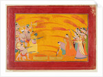 Krishna Celebrates Holi, c. 1770 by Unknown
