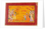 Krishna Celebrates Holi, c. 1770 by Unknown