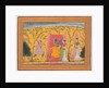 Krishna Exacts a toll from the Milkmaids, from a Bhagavata Purana, c. 1600 by Unknown