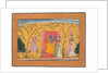 Krishna Exacts a toll from the Milkmaids, from a Bhagavata Purana, c. 1600 by Unknown