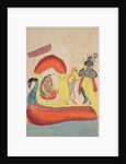 Krishna Ferrying Radha Across the Yamuna River, 1800s by Unknown