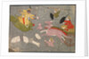 Krishna Fighting Vanasura's Sons: Scene from the Aniruddha Usha Section of Krishna Lila, c. 1840 by Unknown