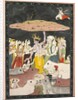 Krishna Lifting Mt. Govardhana, c. 1780-1790 by Unknown