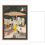 Krishna Lifting Mt. Govardhana, c. 1780-1790 by Unknown