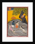 Krishna playing with the Gopis in the Jumna, c. 1770 by Unknown