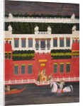 Krishna Receives a Flower Garland, c. 1750-1760 by Sitaram