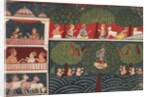 Krishna Stealing Gopis Clothes, Page from the Bhagavata Purana, c. 1650 by Unknown