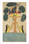 Krishna Steals the Clothes of the Cowgirls, 1800s by Unknown