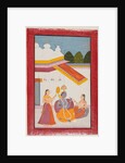 Krishna under a canopy, c. 1680 by Unknown