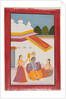 Krishna under a canopy, c. 1680 by Unknown