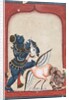 Krishna Vanquishing Vakasura, late 1700s by Unknown
