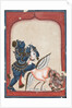 Krishna Vanquishing Vakasura, late 1700s by Unknown