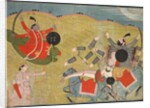 Krishna Vanquishing Vanasura: Scene from the Aniruddha Usha Section of Krishna Lila, c. 1840 by Unknown