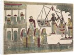 Krishna Weighted against Precious Objects, 1800s by Shri Gobinda Chandra Roy