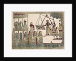 Krishna Weighted against Precious Objects, 1800s by Shri Gobinda Chandra Roy