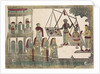 Krishna Weighted against Precious Objects, 1800s by Shri Gobinda Chandra Roy