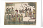 Krishna Weighted against Precious Objects, 1800s by Shri Gobinda Chandra Roy
