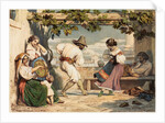 La Saltarelle, 1800s by Dominque Louis Papety