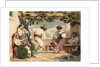 La Saltarelle, 1800s by Dominque Louis Papety