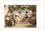 La Saltarelle, 1800s by Dominque Louis Papety