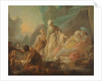 Laban Searching for His Stolen Gods, 1753 by Augustin de Saint-Aubin