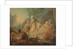 Laban Searching for His Stolen Gods, 1753 by Augustin de Saint-Aubin
