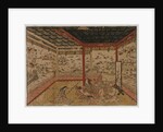 Lady Murasaki at Ishiyama Overlooking a Panorama with Seven Views of Lake Biwa, 1740s by Okumura Masanobu