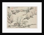 Landscape Album in Various Styles: Boating in Spring Water, 1684 by Zha Shibiao