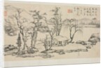 Landscape Album in Various Styles: Landscape after Ni Zan, 1684 by Zha Shibiao