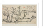 Landscape Album in Various Styles: Landscape after Ni Zan, 1684 by Zha Shibiao