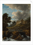 Landscape with a Church by a Torrent, c. 1670 by Jacob van Ruisdael