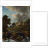 Landscape with a Church by a Torrent, c. 1670 by Jacob van Ruisdael