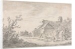 Landscape with a Cottage and Figures, 1653 by Jan van Goyen