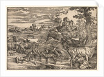 Landscape with a Milkmaid, c. 1525 by Niccolo Boldrini