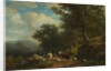 Landscape with a Peasant and His Flock, c. 1850 - 1859 by Alexander Joseph Daiwaille; Eugène Joseph Verboeckhoven