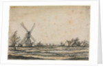 Landscape with a Windmill near a Farmstead, 1642-1644 by Aelbert Cuyp