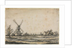 Landscape with a Windmill near a Farmstead, 1642-1644 by Aelbert Cuyp