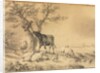 Landscape with Animals and Boy in Tree, 1866 by Eugène Joseph Verboeckhoven