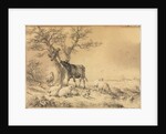 Landscape with Animals and Boy in Tree, 1866 by Eugène Joseph Verboeckhoven