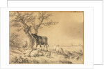 Landscape with Animals and Boy in Tree, 1866 by Eugène Joseph Verboeckhoven