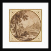 Landscape with Buildings and Figures, second half 1600s by Onorio Marinari