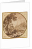 Landscape with Buildings and Figures, second half 1600s by Onorio Marinari
