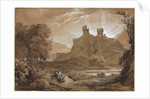 Landscape with Castle and Shepherds, 1814 by Achille Etna Michallon